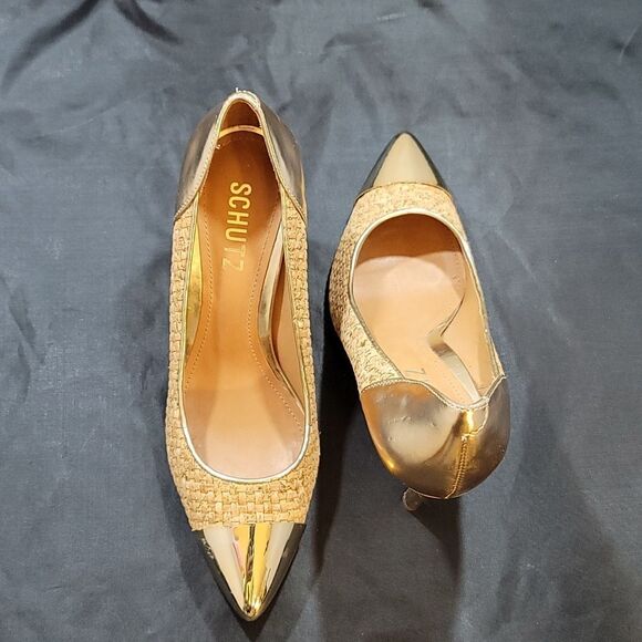 SCHUTZ POINTED TOE HIGH HEEL STILETTO PUMP - Picture 4 of 16